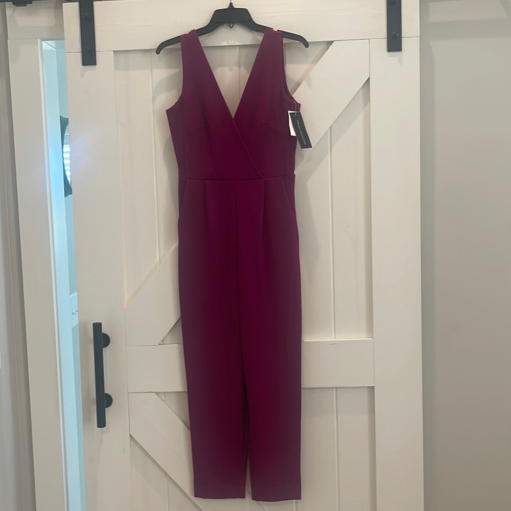 French Connection Pink jumpsuit (capri length)